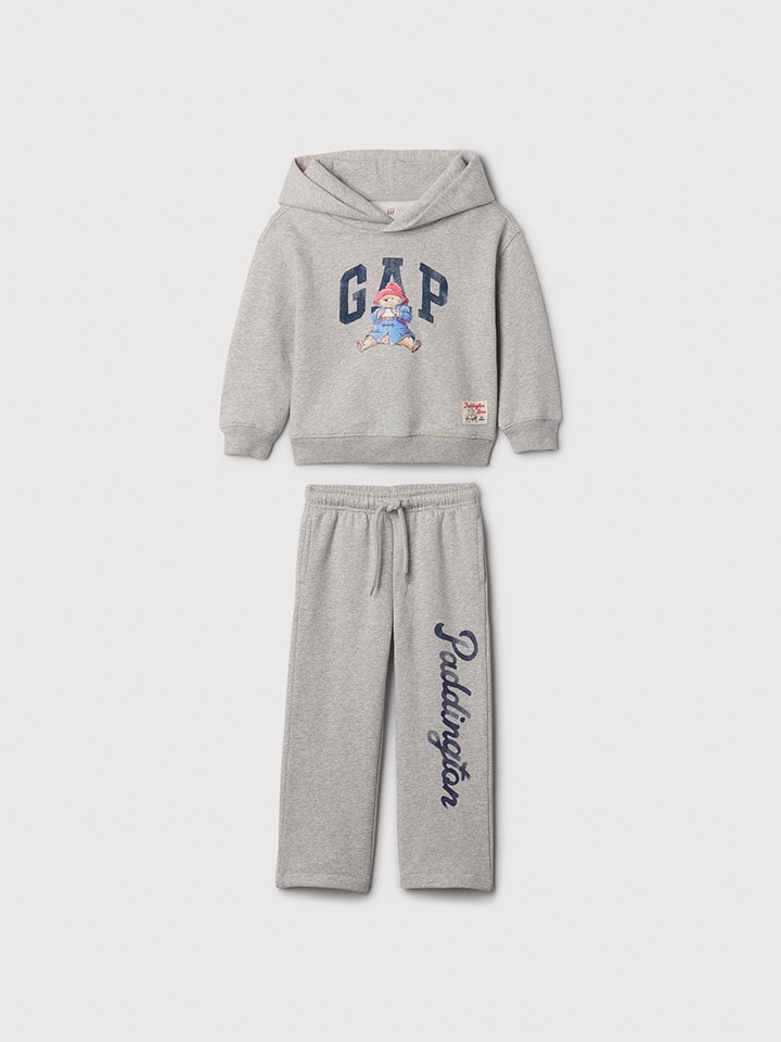 

Пуловер с капюшоном GAP 2tlg. Outfit, серый