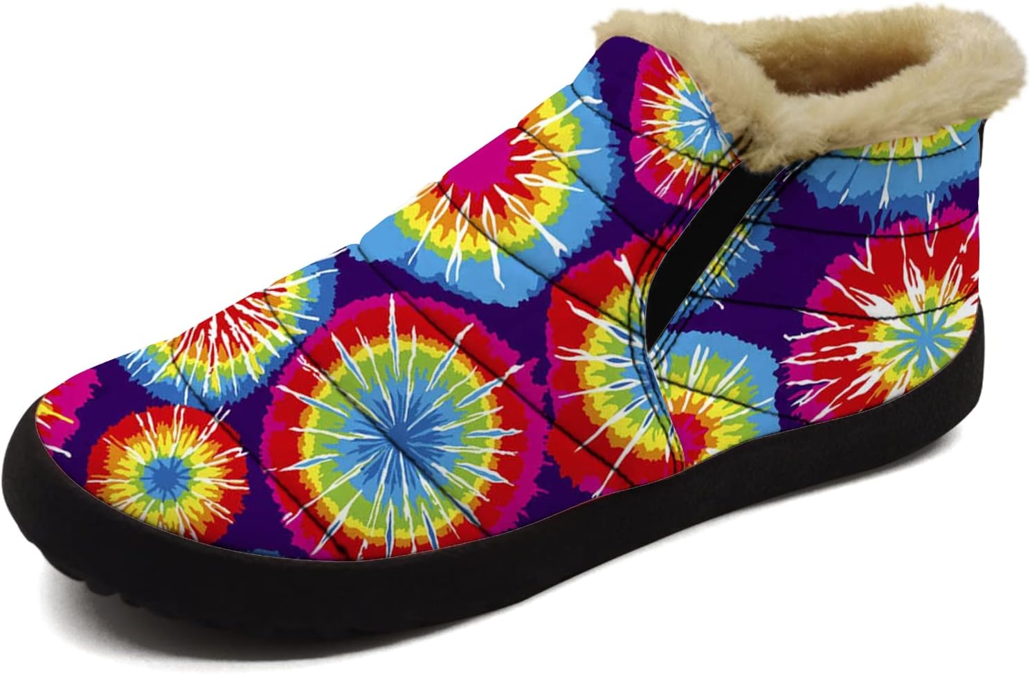 

Зимние ботинки Galaxy для женщин и мужчин, низкие модные кроссовки слипоны, ботильоны на щиколотку, подарки ко Дню святого Валентина Ximem, Tie Dye2