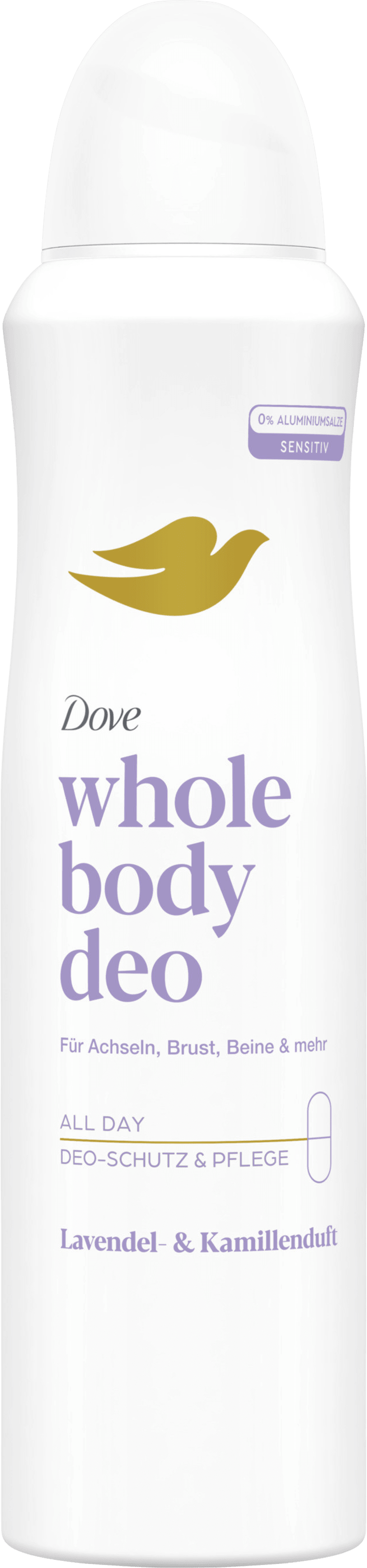 

Дезодорант Dove Deospray Whole Body Lavendel & Kamillenduft, 150 ml