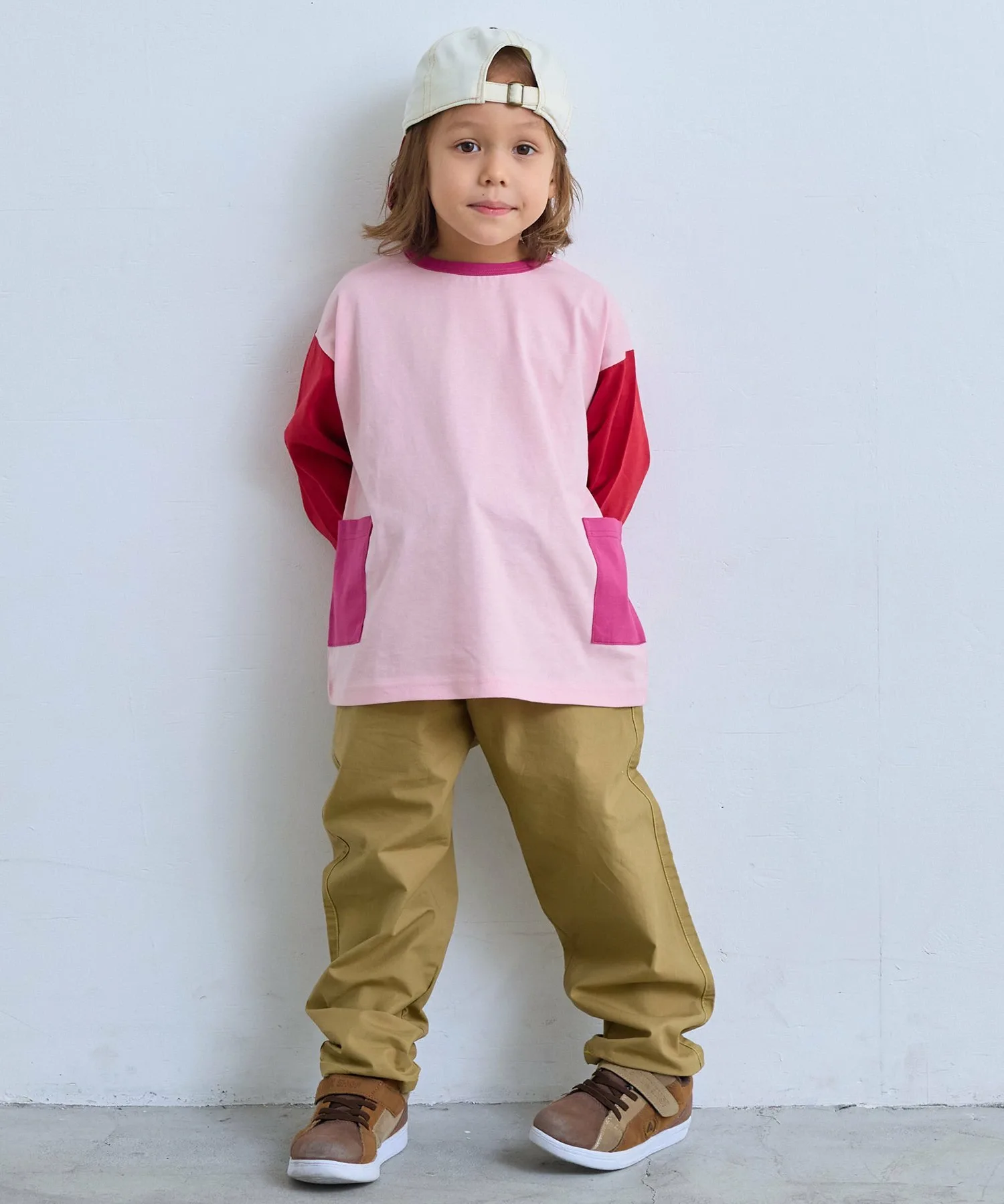 Хлопок, США, футболка с боковым карманом, длинная Life Support Products, Light Pink CZ — фото 3