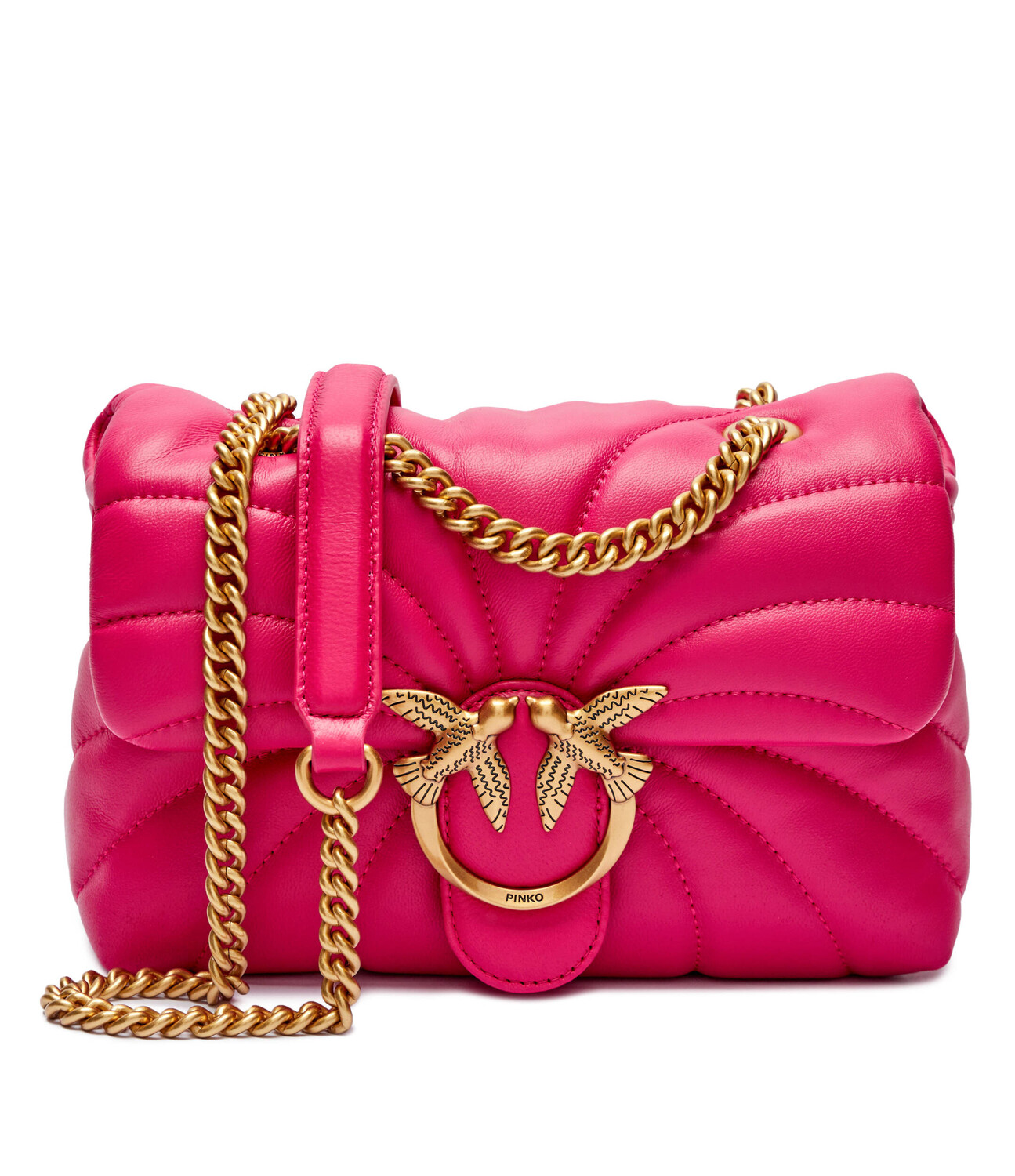 

Сумка-мессенджер Pinko a tracolla LOVE PUFF MINI, фуксия