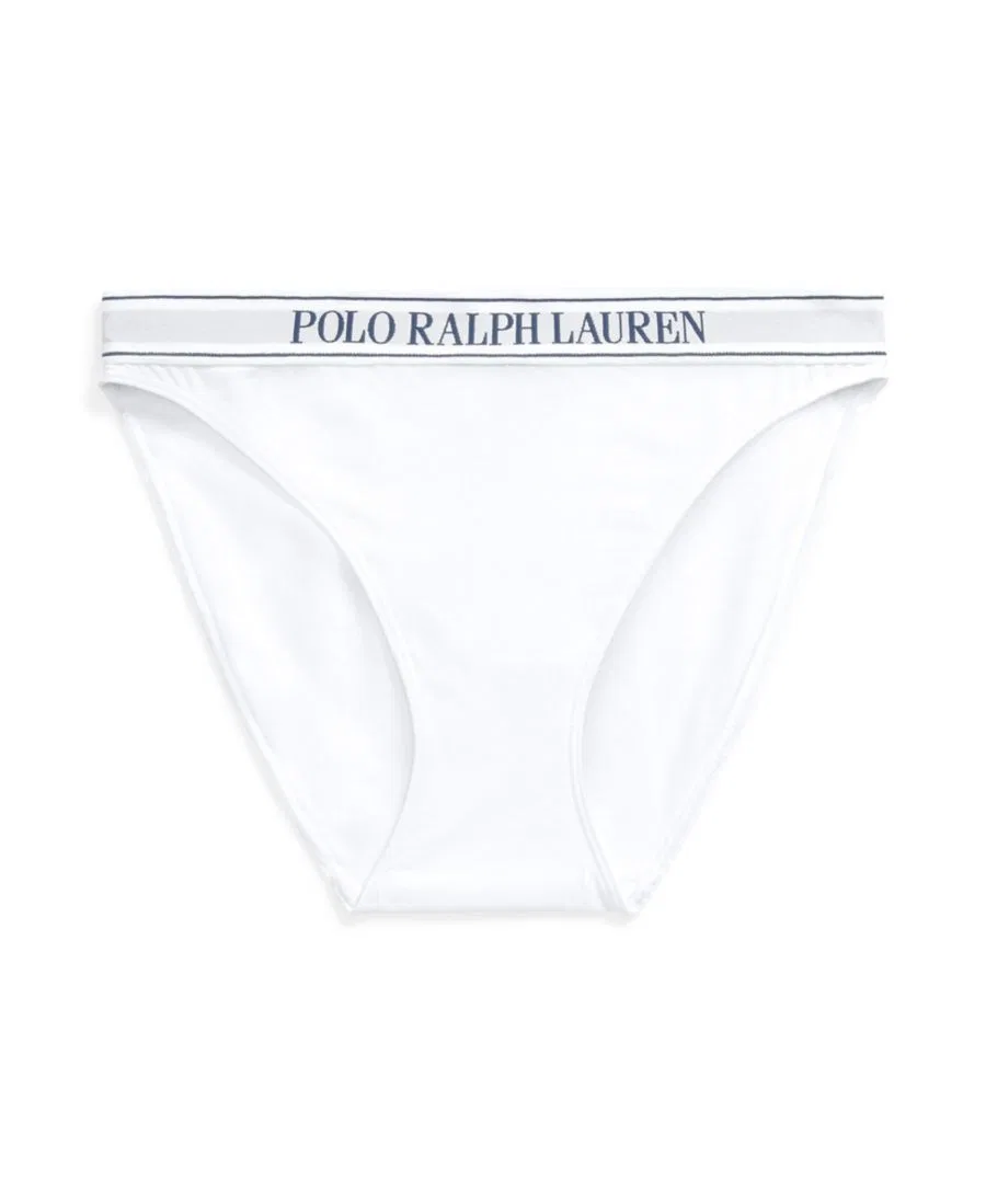 Женские бикини-трусики Polo Ralph Lauren, White — фото 2