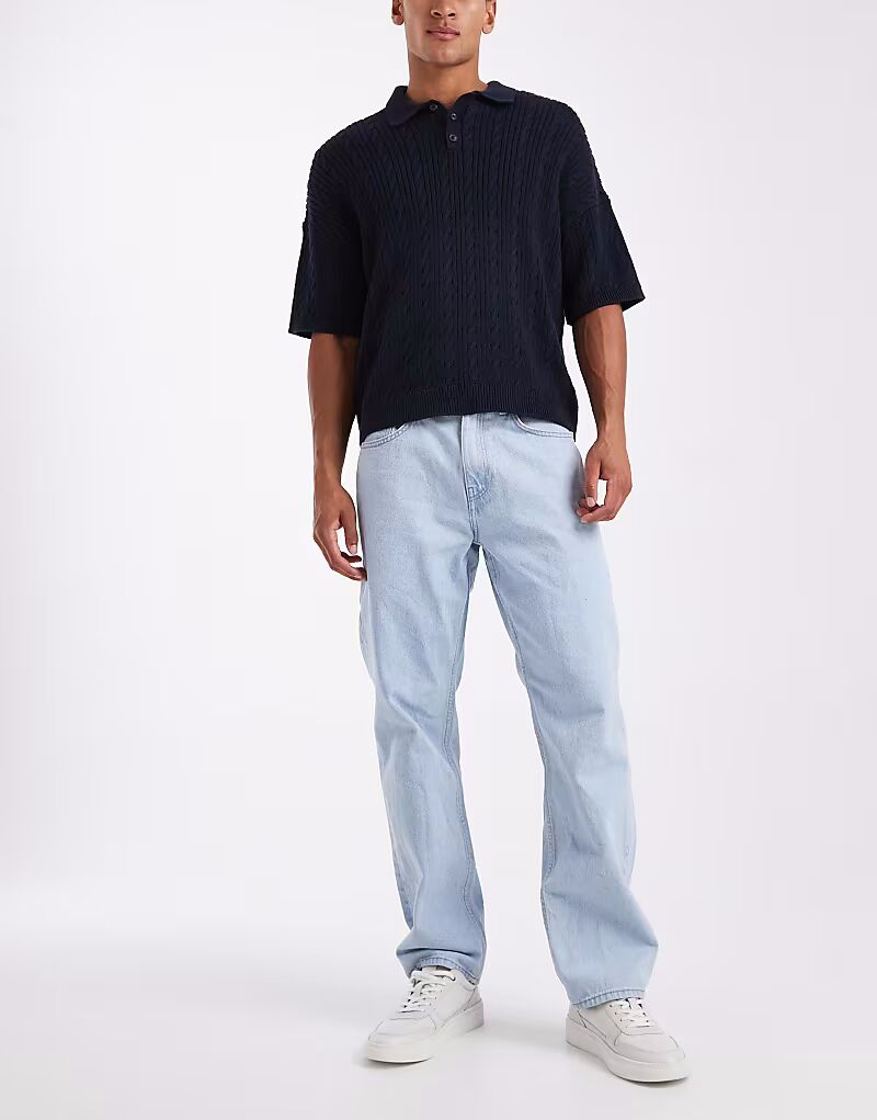 

Джинсы & SONS Edge прямого кроя светло-голубого цвета Only & Sons