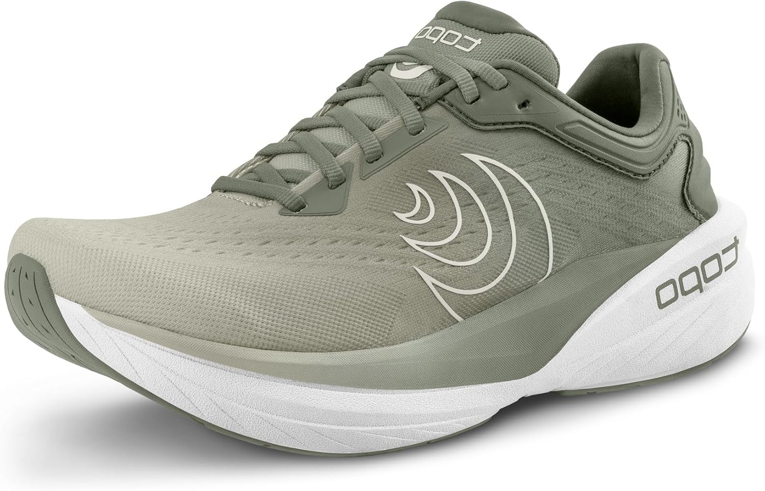 

Мужские кроссовки Topo Athletic Phantom 4, легкие и удобные с перепадом высоты 5 мм, для бега по шоссе, спортивная обувь для бега по дороге, белый/хаки