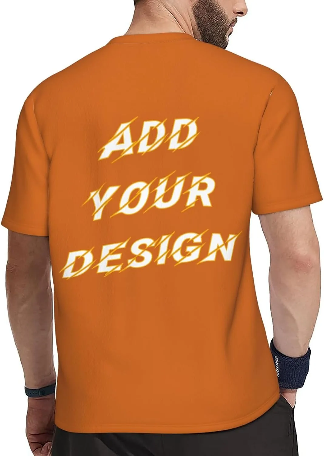 Футболка мужская Custom T Shirts с принтом на 4 сторонах — фото 4