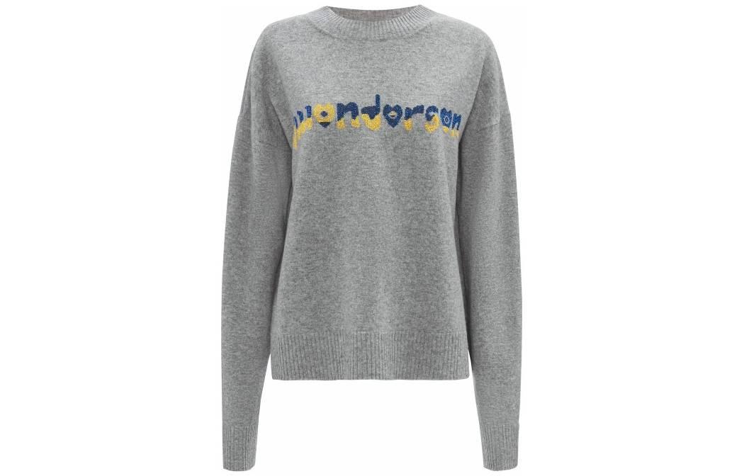 

Джемпер с логотипом Hany JW Anderson, серый