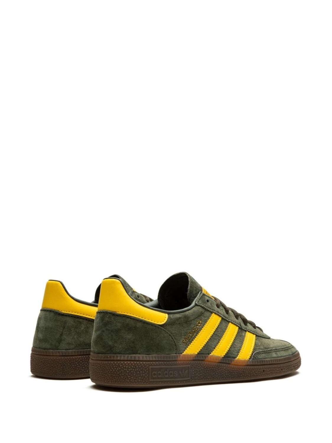 Кроссовки Handball Spezial Tri/Yellow Adidas, зеленый — фото 3