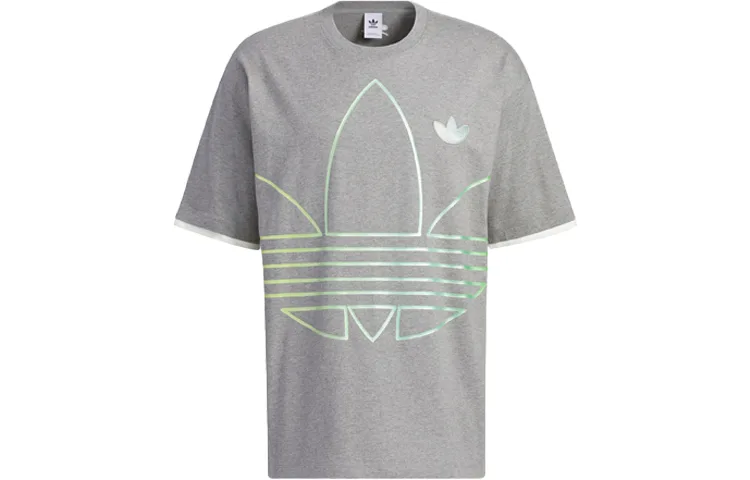 Adidas Originals Футболка мужская базовая вересково-серый