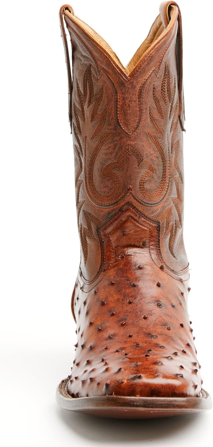Мужские вестерн-сапоги Cody James Black 1978 Hayward Exotic Ostrich - Bbxfa25l3-4, Cognac — фото 4