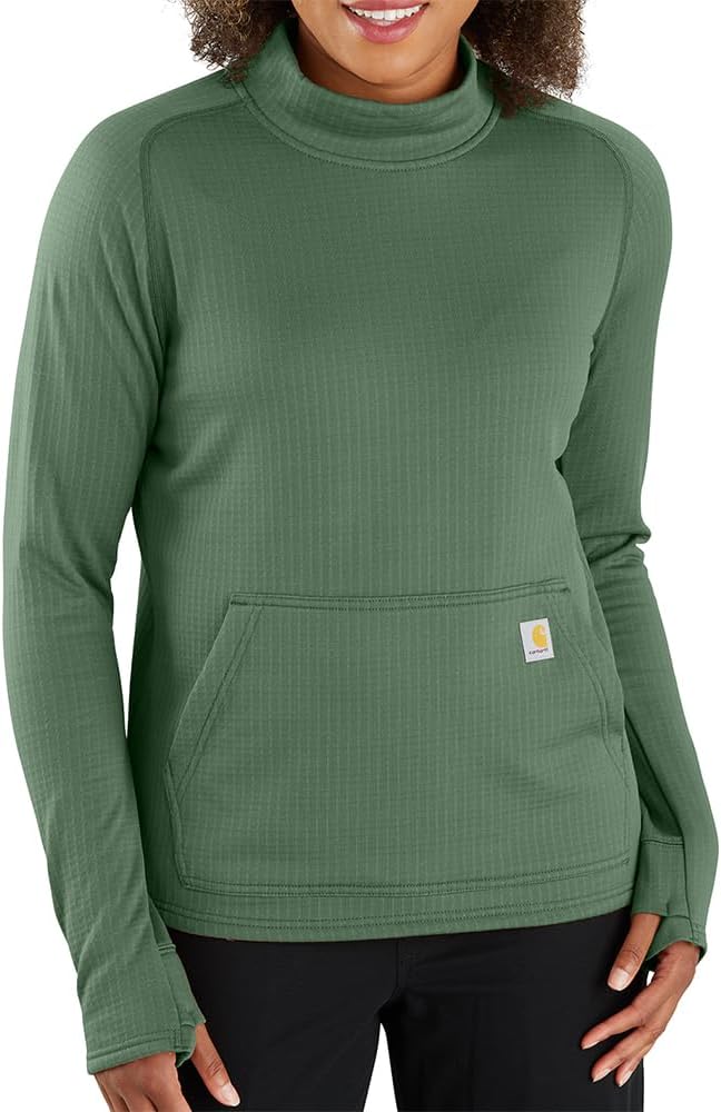 

Женский пуловер Carhartt Women's 106453 Force с длинным рукавом и свободным кроем, Frosted Balsam