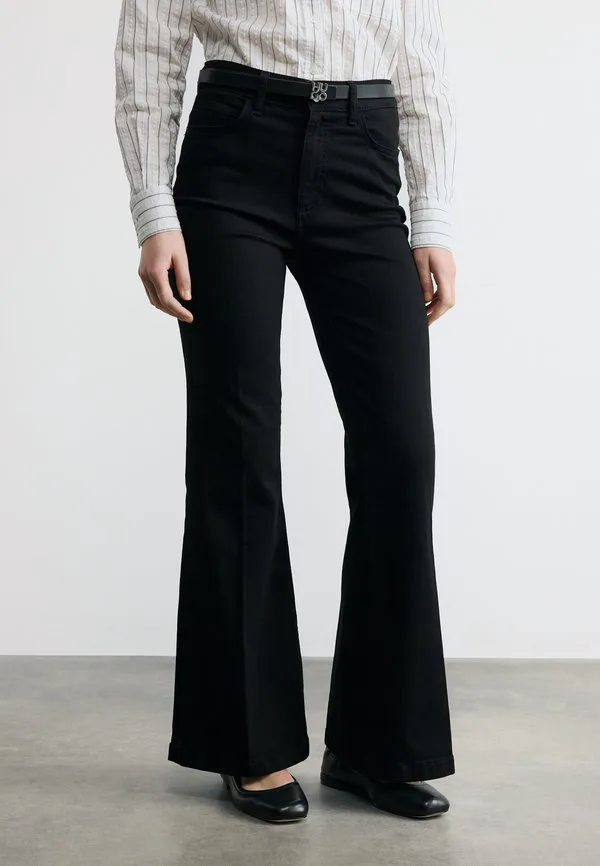 Расклешенные джинсы rosalya 4.0 Boss, Black