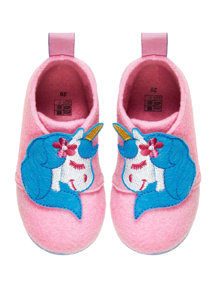 Тапочки PLAYSHOES Einhorn, розовый — фото 2