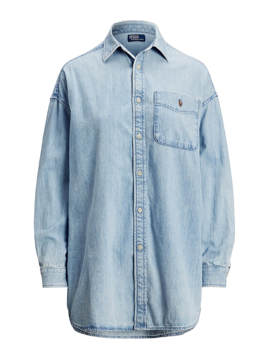 

Блузка Polo Ralph Lauren, синий деним