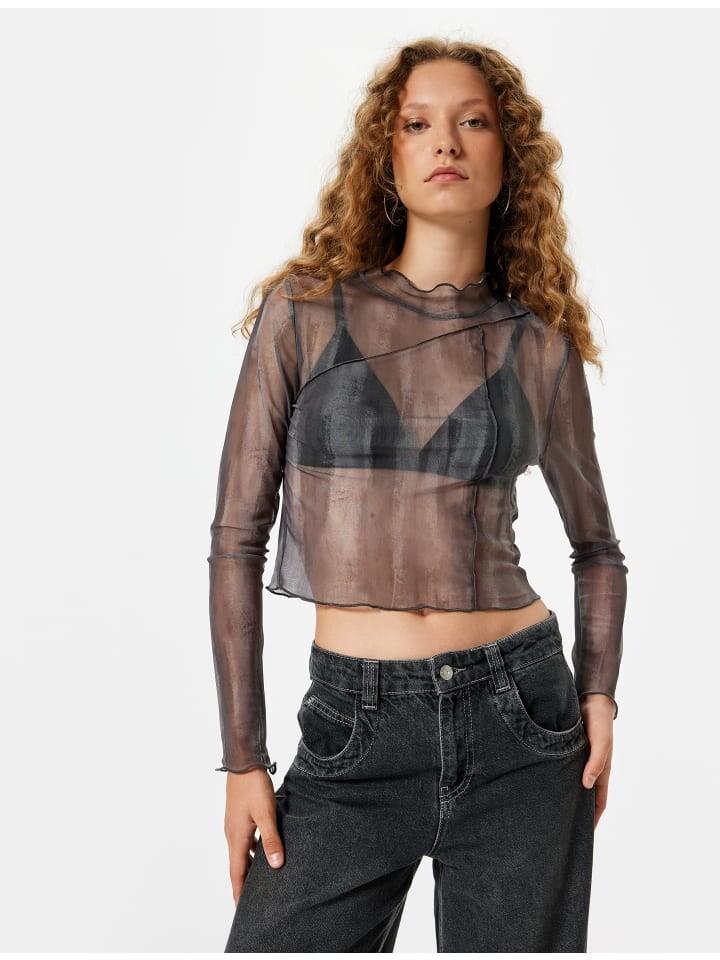 

Футболка KOTON T shirt, цвет grau gemustert