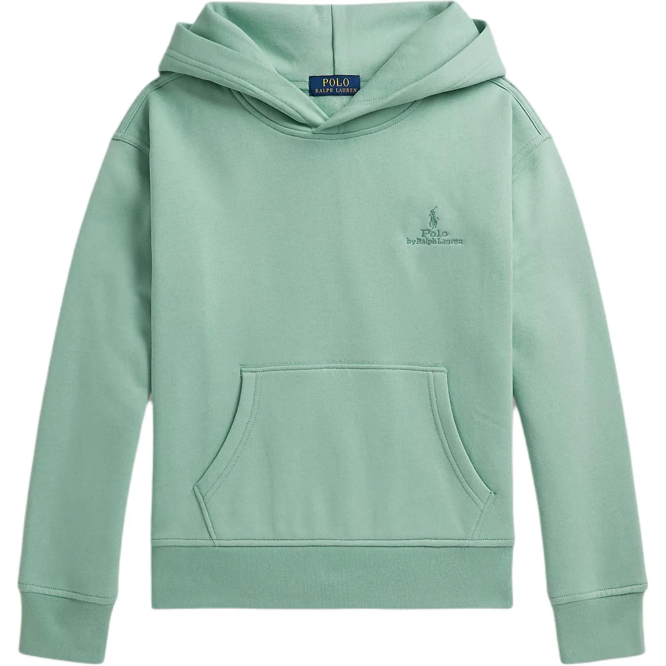 Детский свитшот Polo Ralph Lauren свободный крой бирюзовый