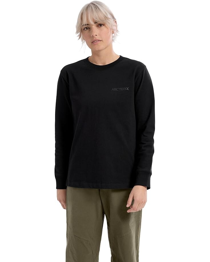 

Футболка Arc'teryx Kragg Cotton Bird Crew Long Sleeve, черный