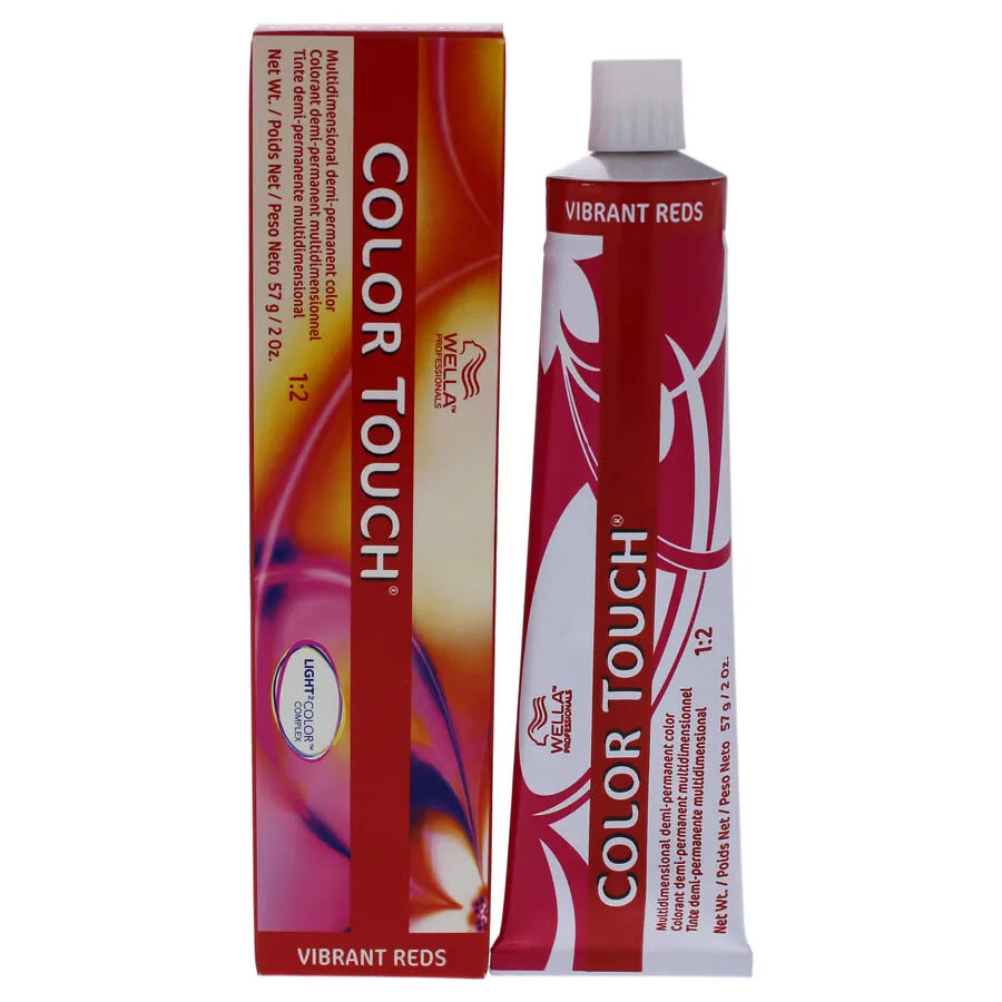Полуперманентная краска для волос Color Touch - 4 5 Средне-коричневый с красно-фиолетовым оттенком от Wella для унисекс - 2 унции, коричневый/красный/фиолетовый