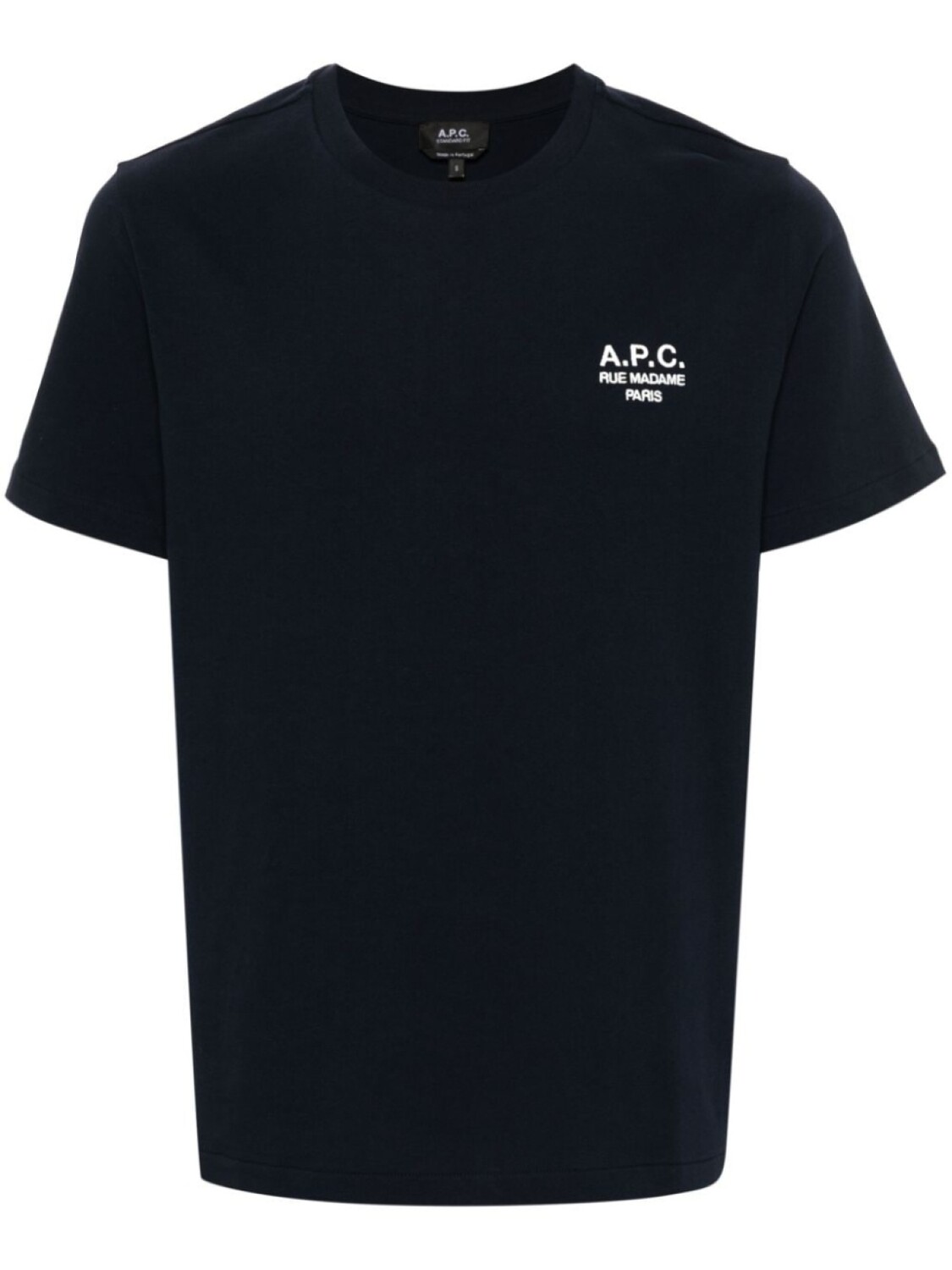 

A.P.C. футболка с вышитым логотипом, синий