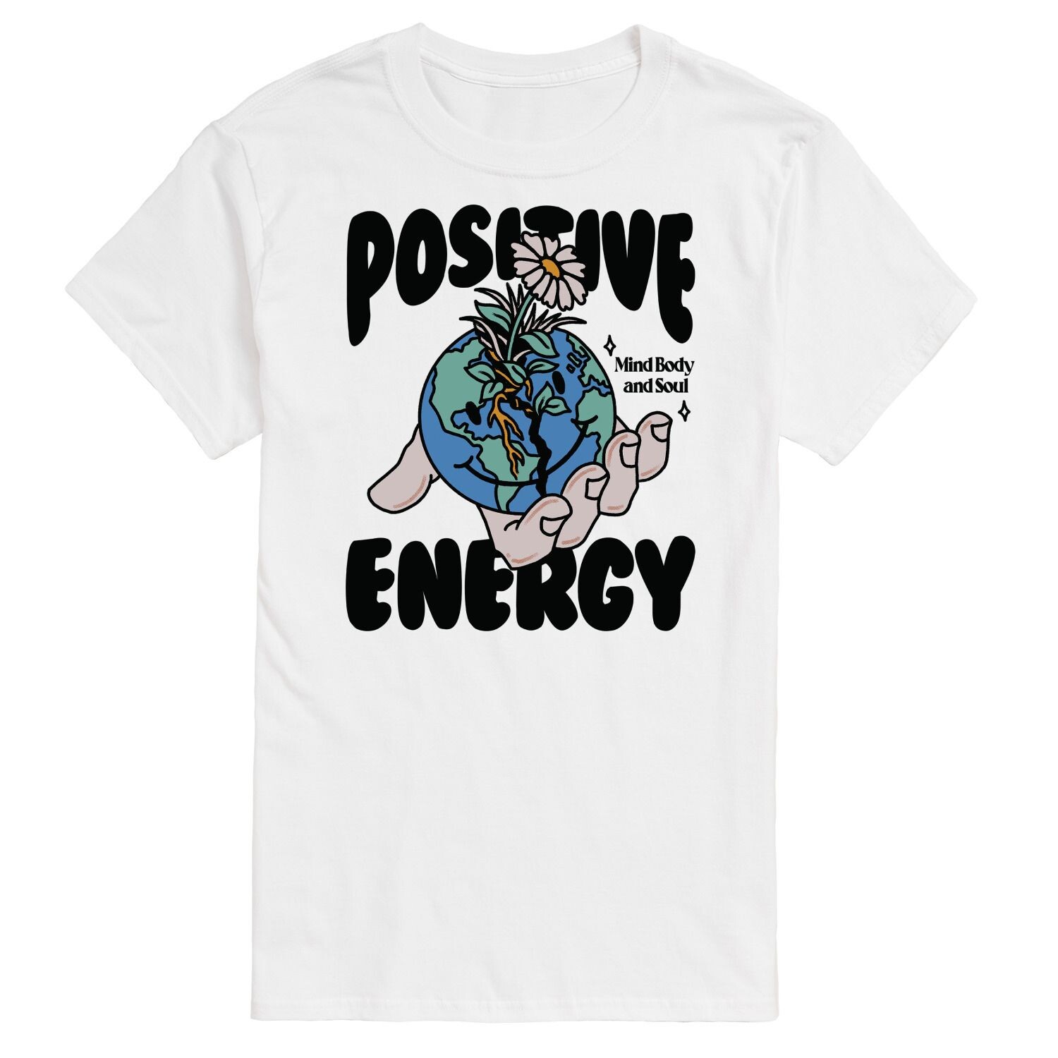 

Футболка Big & Tall Positive Energy License, белый