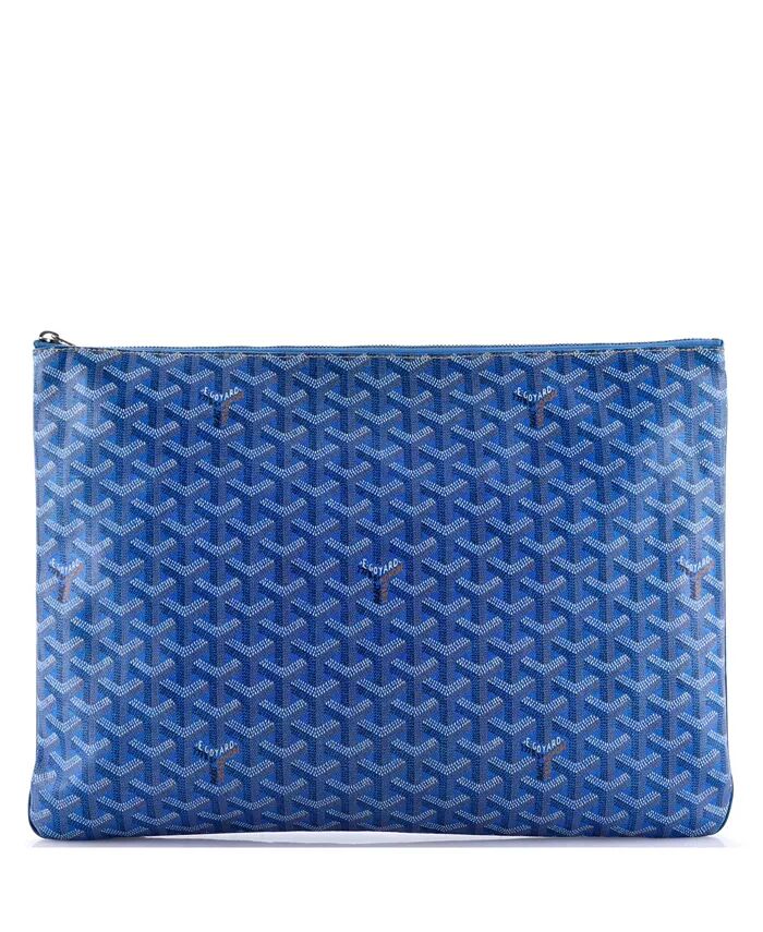 

Сумка-мешок GM Senat Zip, покрытая холстом Pre-Owned Goyard, синий