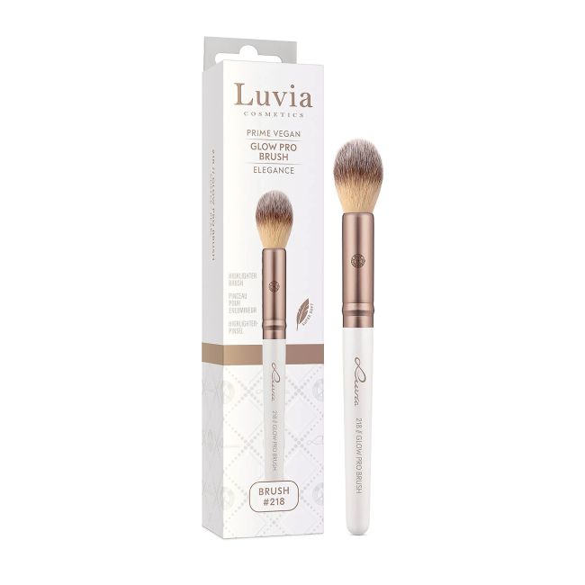 

Кисть для косметики glow pro elegant для нанесения сияющих продуктов Luvia