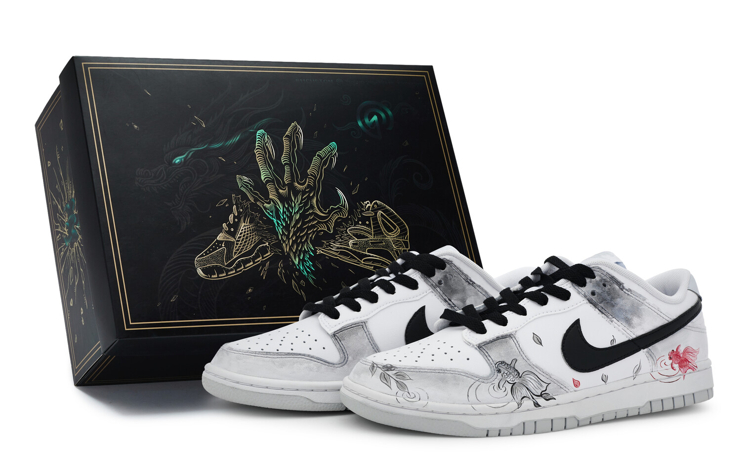 

Мужские кроссовки для скейтбординга Nike Dunk, White/Gray