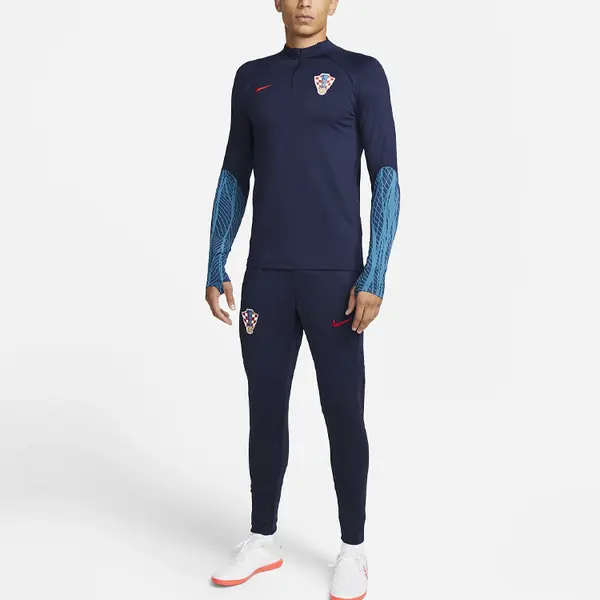 Брюки хорватия 2022 strike трикотажные брюки Nike, синий — фото 4