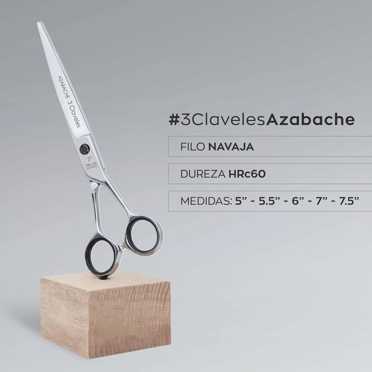 Парикмахерские ножницы Azbache 6" от 3 Claveles 3 Claveles — фото 2