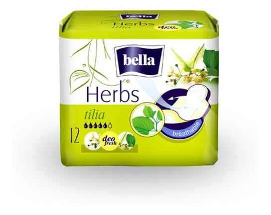 

Гигиенические прокладки, 12 шт. Bella, Perfecta Tilia Herbs