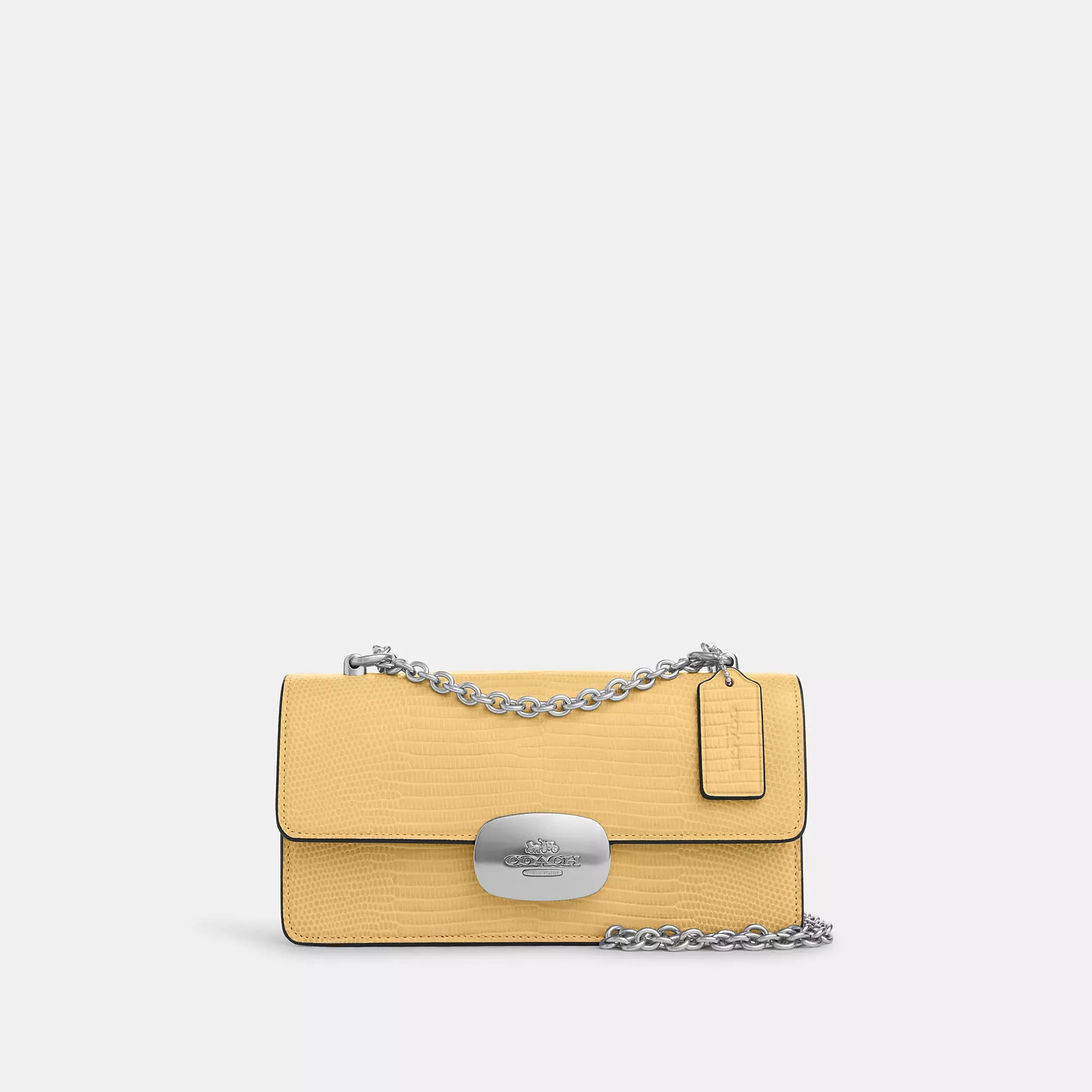 

Coach Outlet Eliza Flap сумка через плечо, цвет silver/hay, Серебристый, Coach Outlet Eliza Flap сумка через плечо, цвет silver/hay