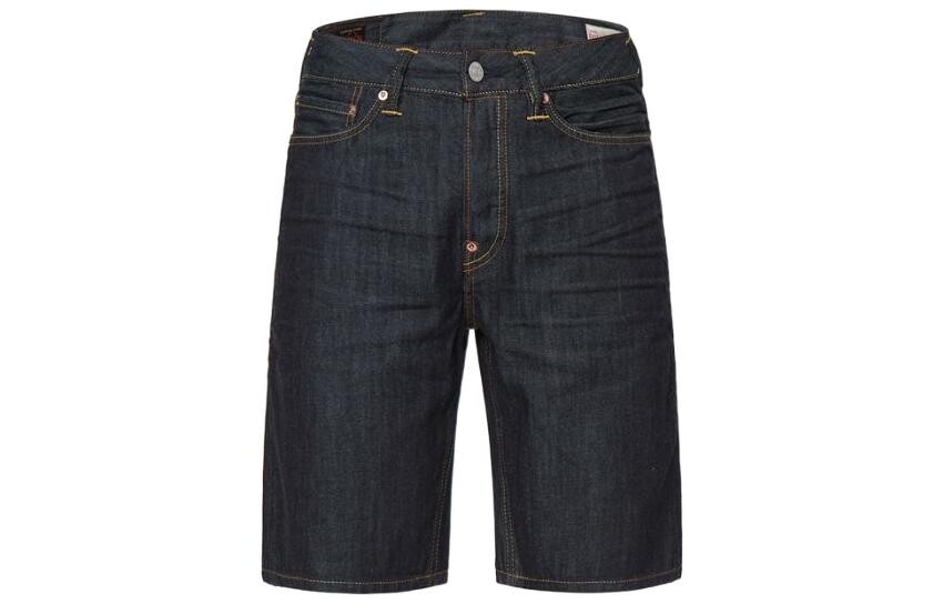 

Джинсовые шорты мужские джинсовые синие Evisu, синий