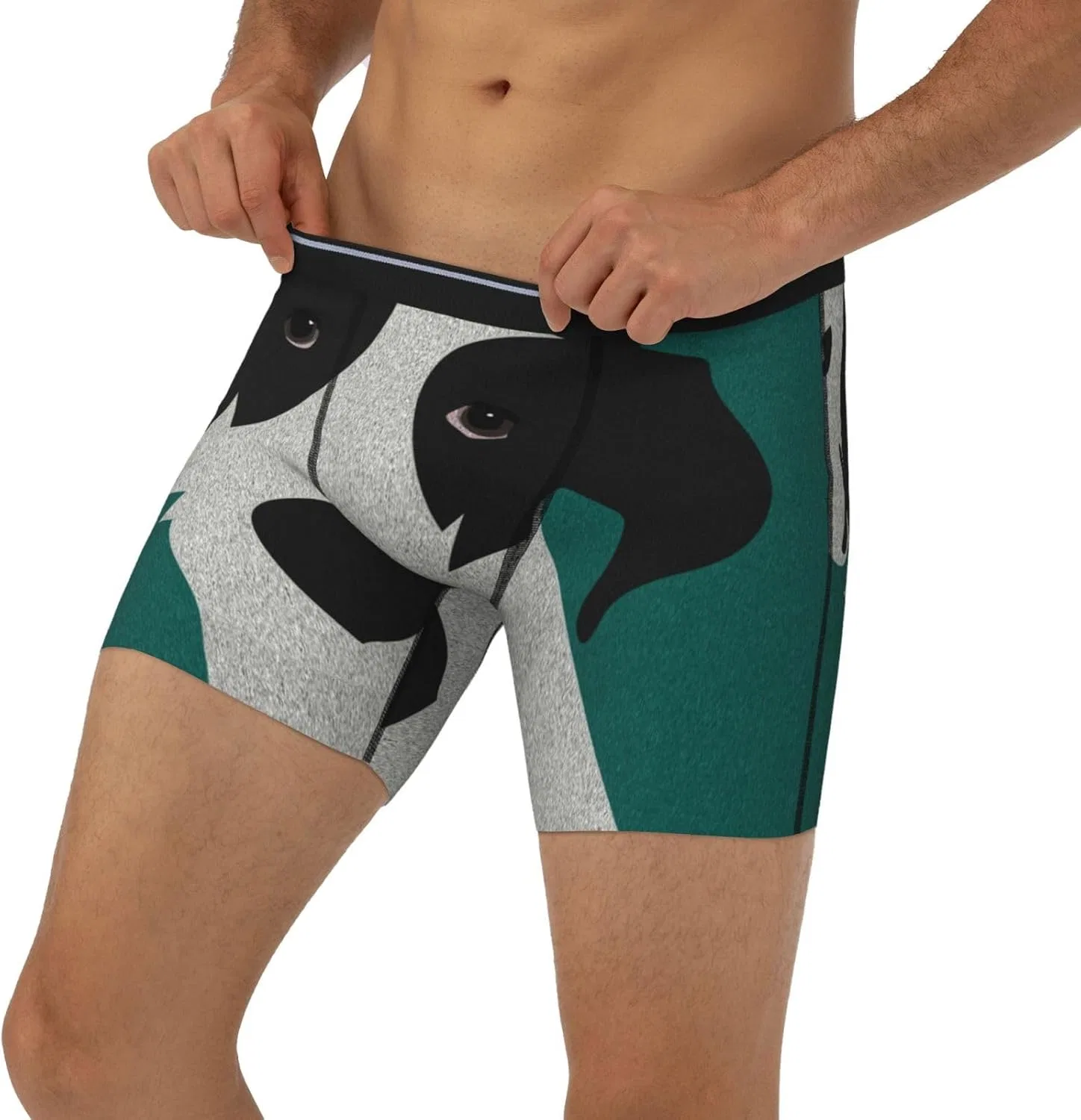 Боксеры с рисунком собаки, Underpants, черный — фото 3