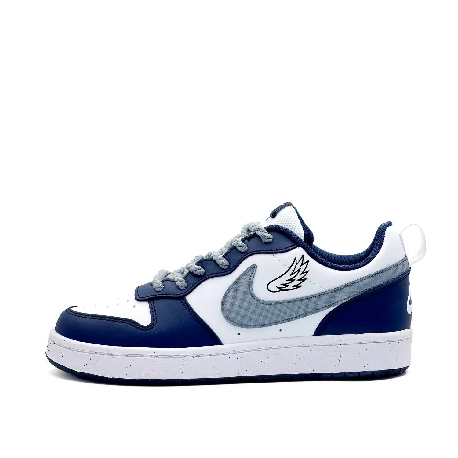

Детские скейтерские кроссовки Court Borough для младших школьников Nike, серый