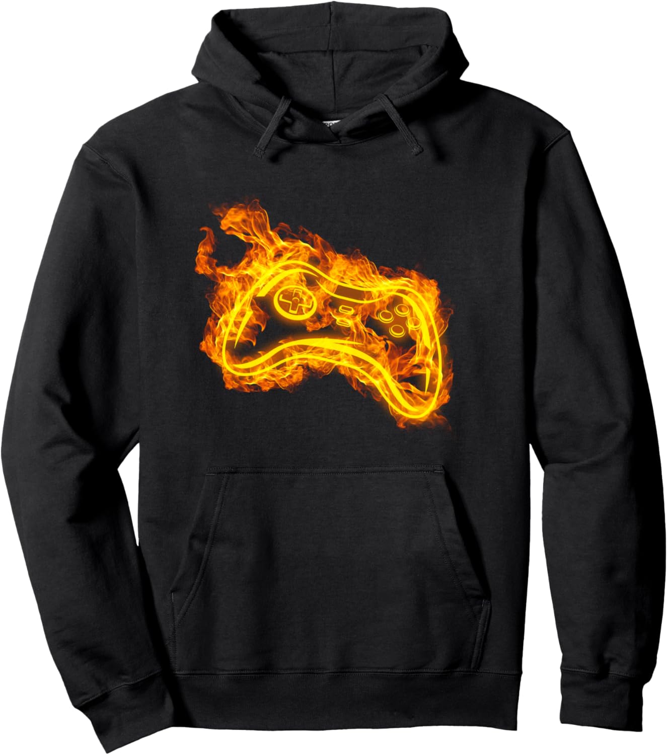 

Толстовка для видеогеймеров, сжигающая игровой контроллер Game Gifts For Game Lovers, черный