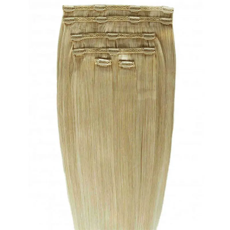 

Накладные волосы gold24 clip-in extensions #4 braun - 60 cm Gold24, #27 mittelblond - 50 cm, количество 1 шт.