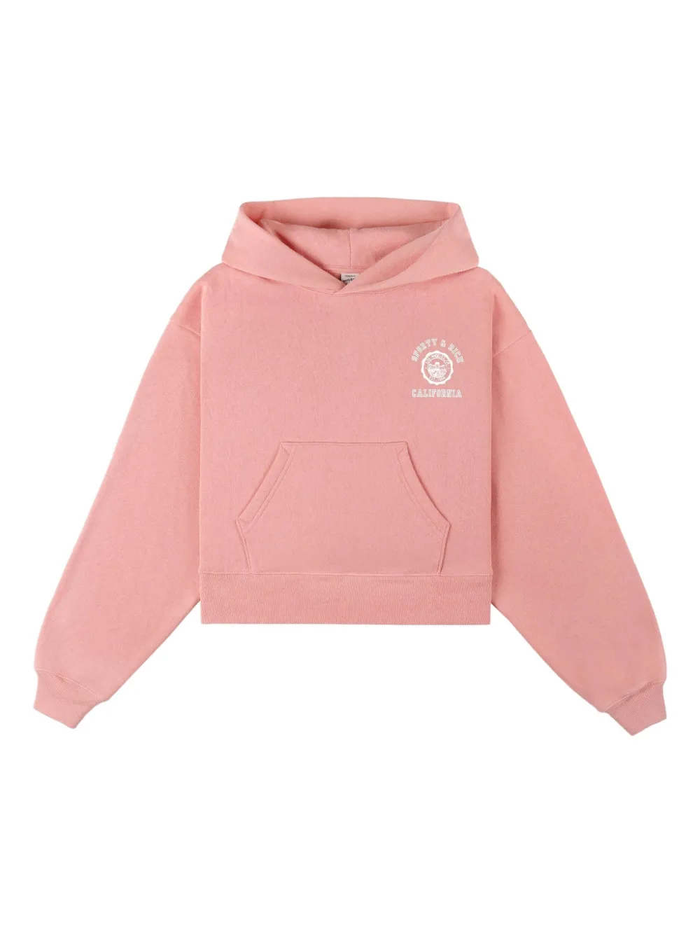 

Худи с логотипом Sporty & Rich, розовый