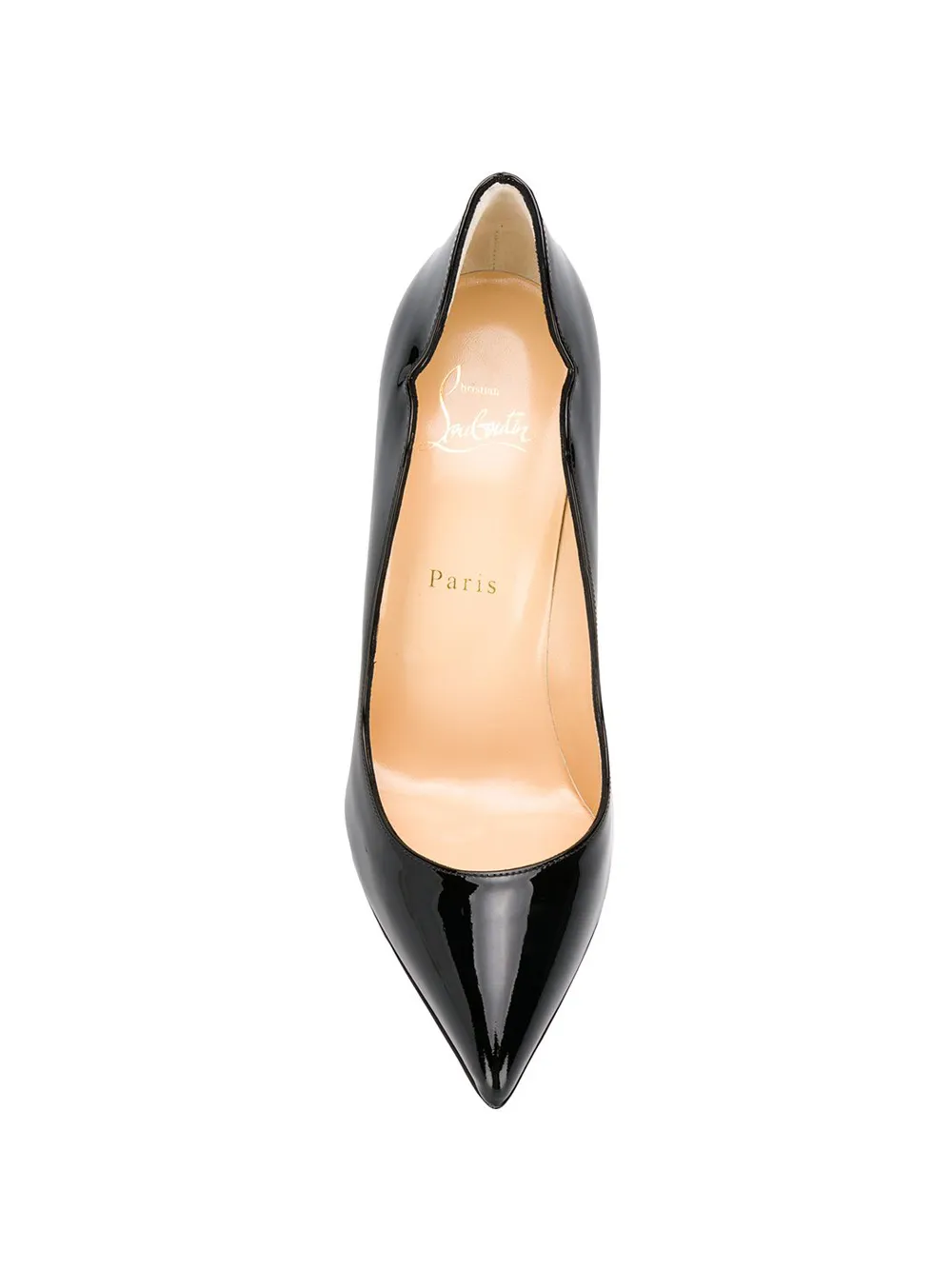 Туфли-лодочки Hot Chickна контрастной-подошве Christian Louboutin, черный — фото 4