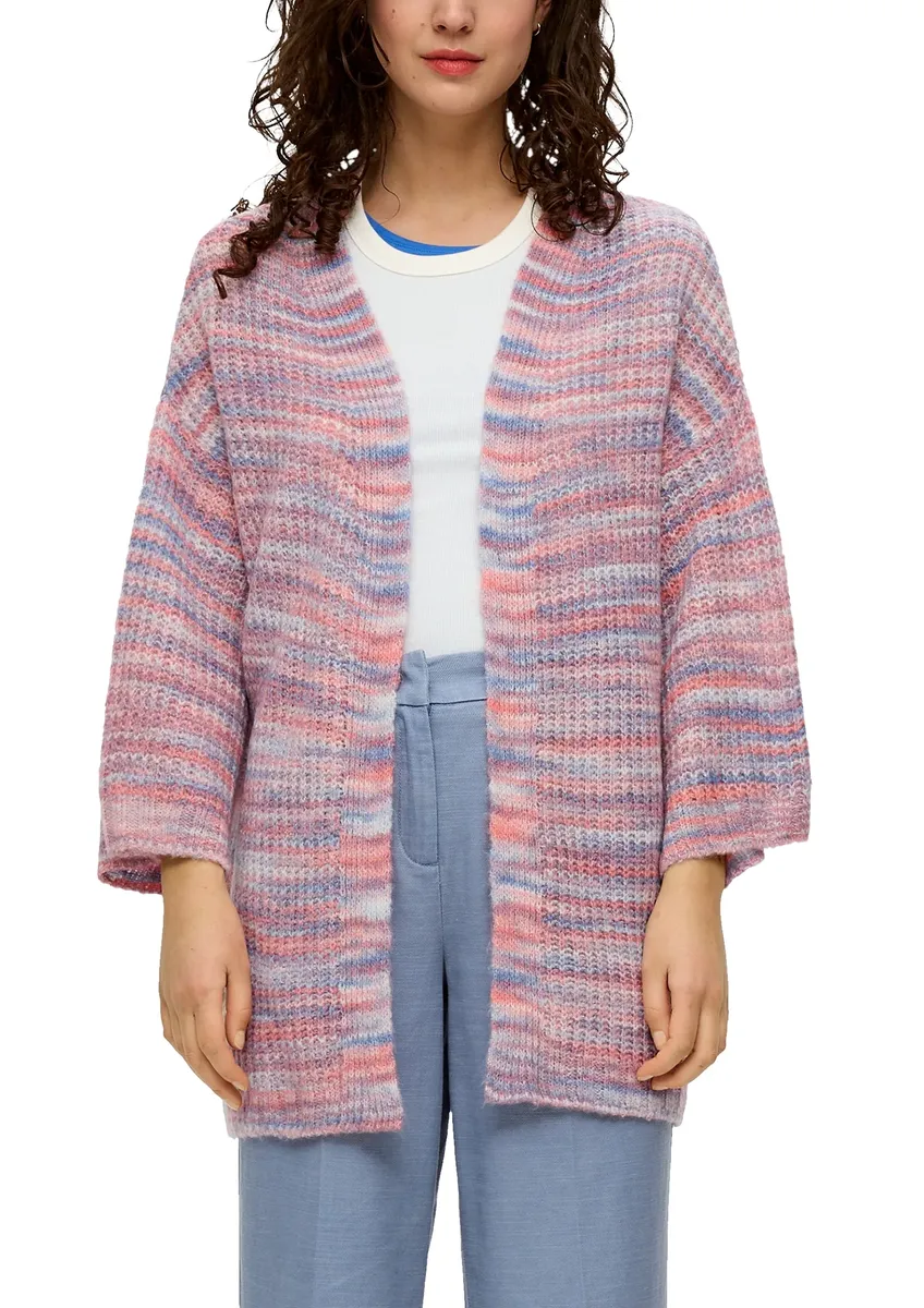 

Кардиган S.Oliver, имитация шерсти, рукава 3/4, цвет Multicolor