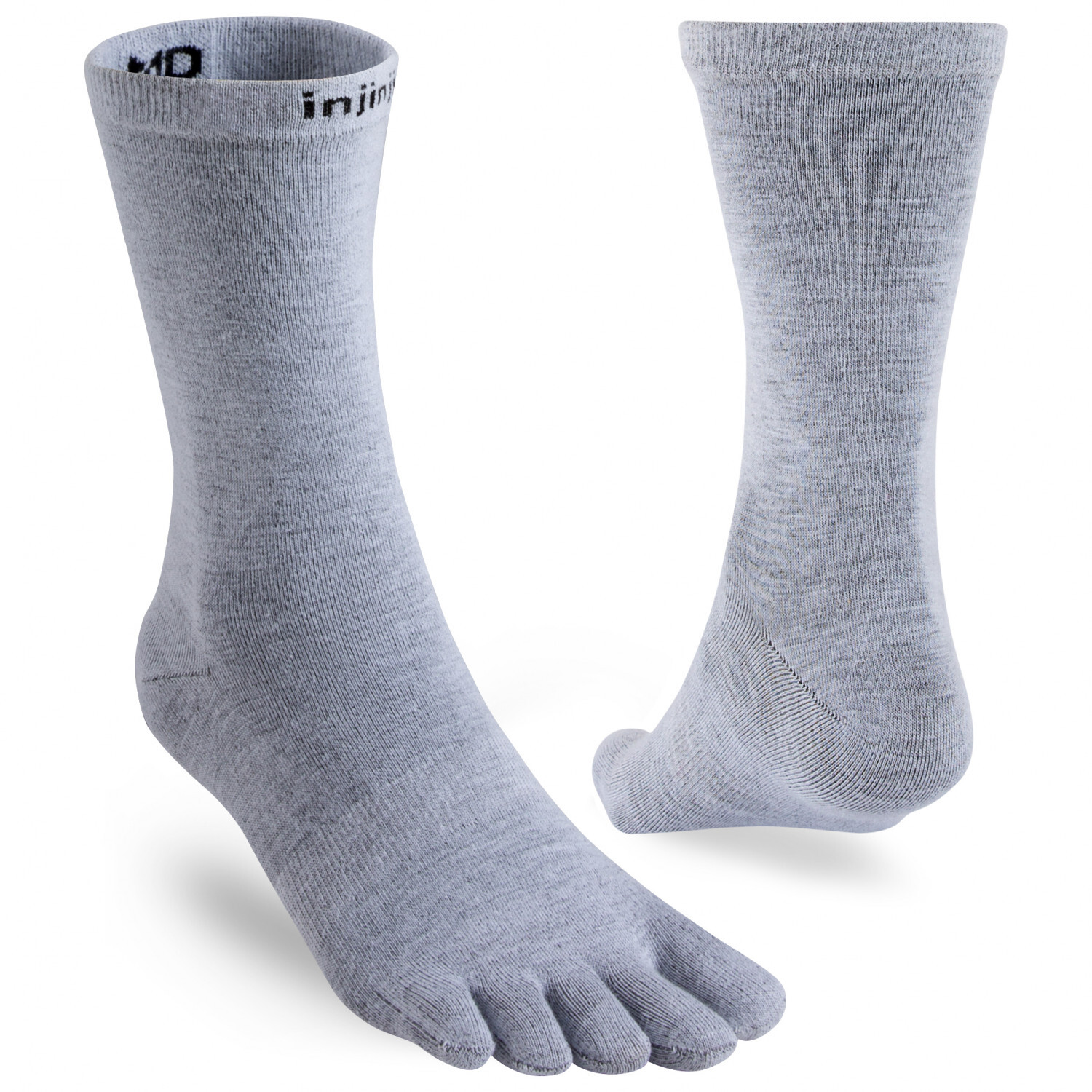 

Многофункциональные носки Injinji Liner Crew, цвет Heather Gray