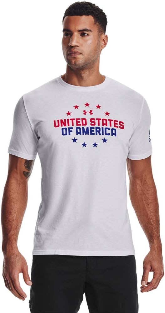 

Мужская футболка Freedom USA от Under Armour, White (100)/Red, Белый, Мужская футболка Freedom USA от Under Armour, White (100)/Red