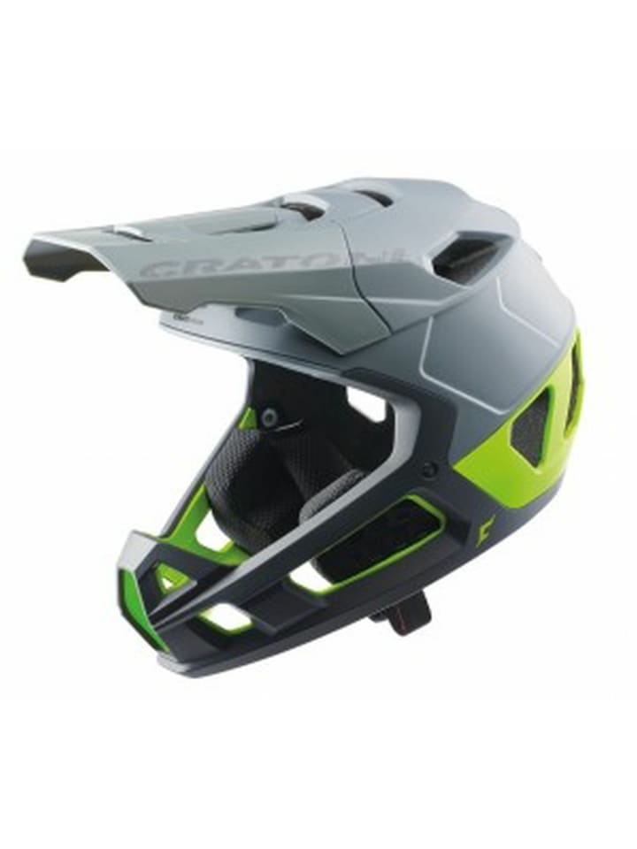 

Cratoni Полнолицевой шлем Interceptor 2.0 серо-салатового матового цвета