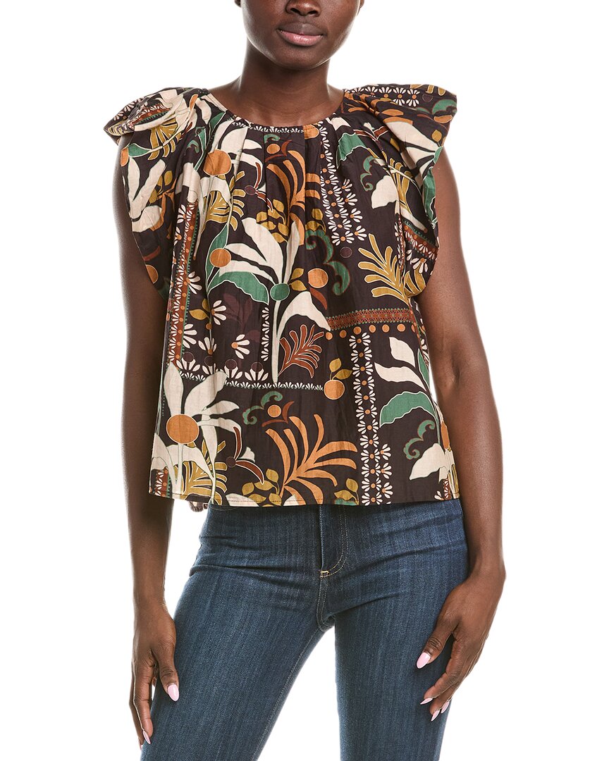 

Топ Velvet by Graham & Spencer из смесового шелка, черный