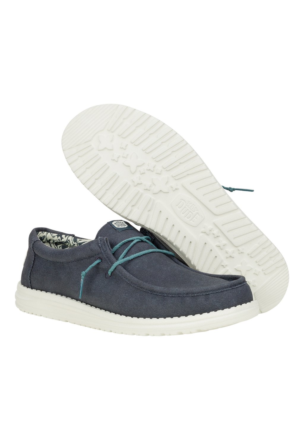 

Туфли-лодочки WALLY WAXED CANVAS HEYDUDE, темно-синий