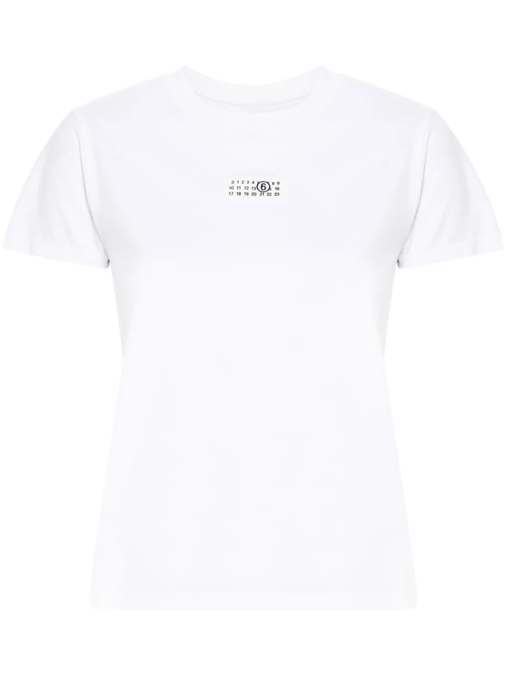 

Футболка с логотипом MM6 Maison Margiela, белый