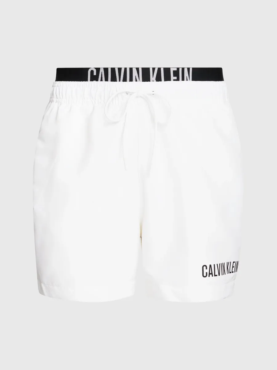 

Купальные шорты Calvin Klein Swimwear "MEDIUM DOUBLE WB", с двойным поясом, белый