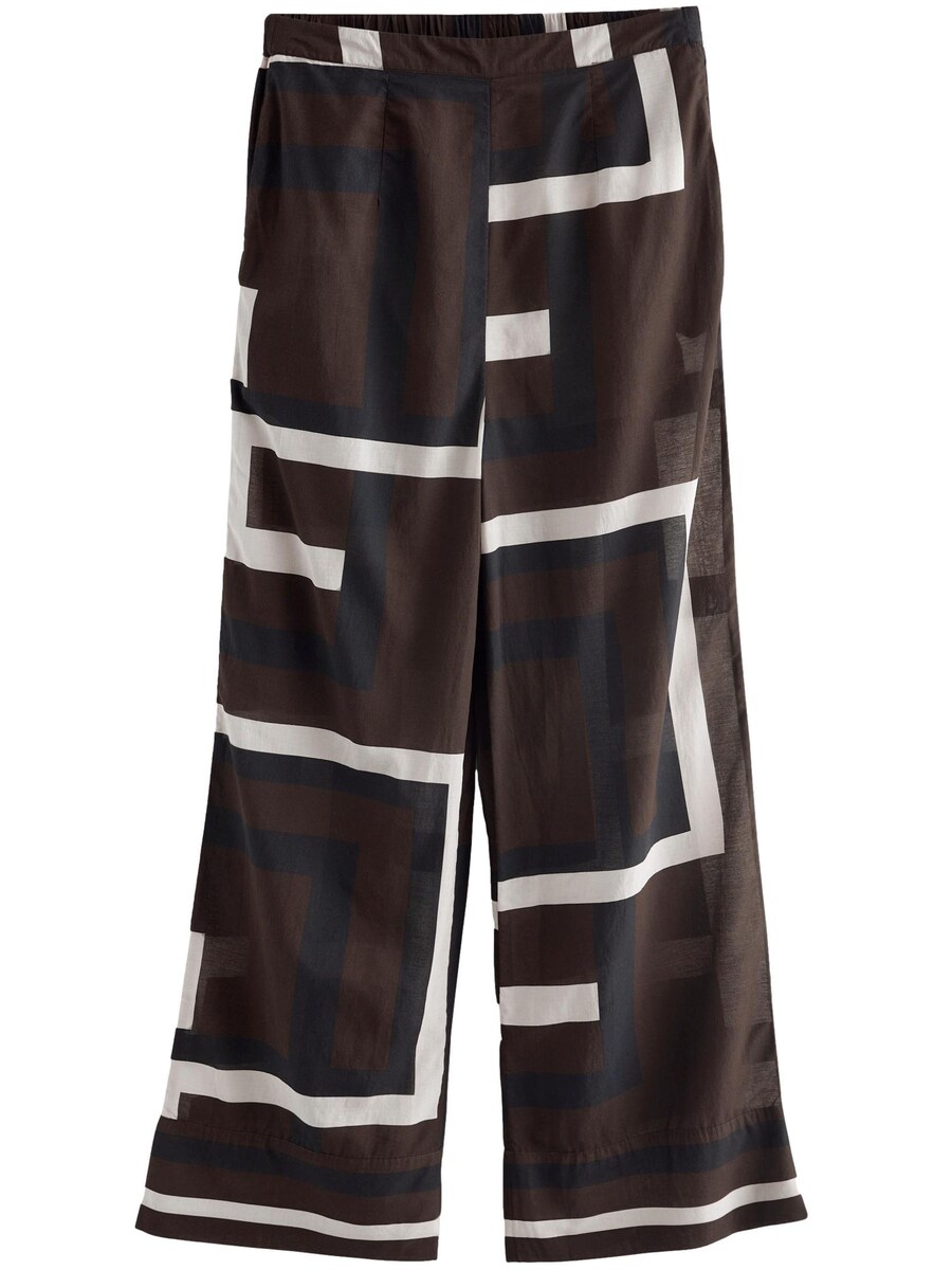 

Тканевые брюки Next Wide leg Pants, коричневый