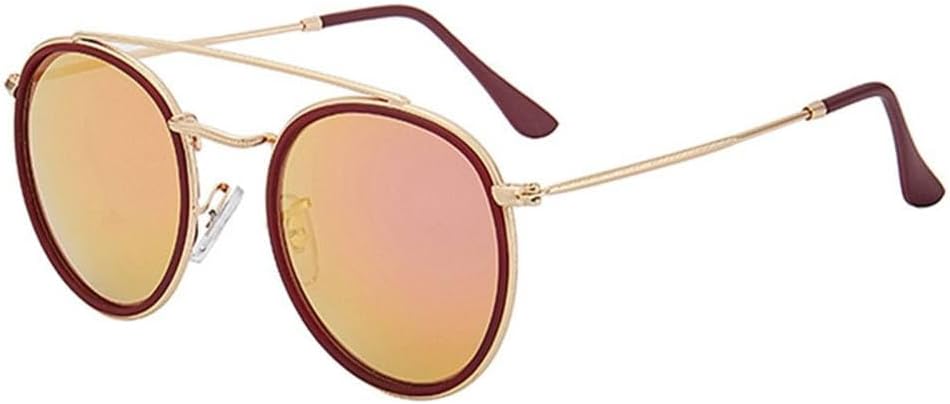 

Ретро круглые металлические солнцезащитные очки для мужчин и женщин в стиле стимпанк, металлическая оправа, модные очки с защитой от УФ-излучения UV400 TYUVIVO, Leopard Darkgreen