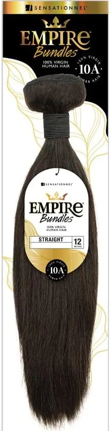 Набор париков Sensationnel Empire Bundle Weave Straight 30.5 см, натуральный черный, 2 шт