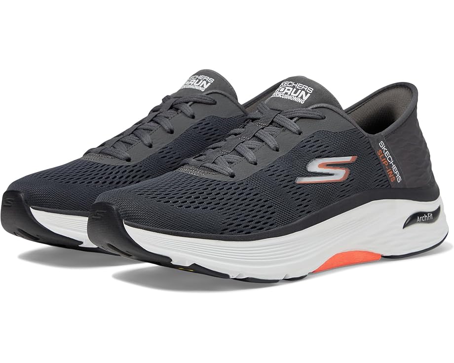 

Кроссовки SKECHERS Skechers Hands Free Slip-ins: Go Run Max Cushioning Arch Fit - Game, цвет Charcoal/Black
