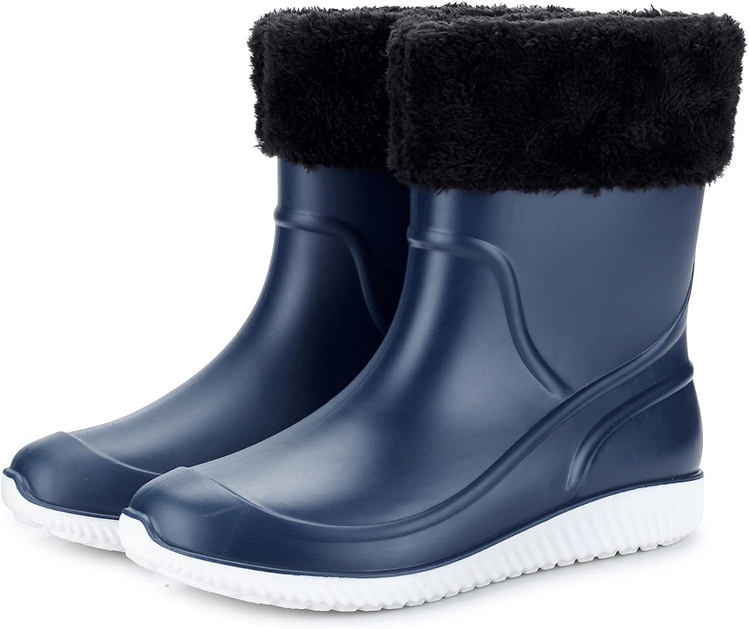 

Мужские резиновые сапоги CHUUMEE водонепроницаемые, противоскользящие, для работы и активного отдыха, белый/синий